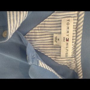 Baby Blue Tommy Hilfiger Sleeveless Polo Top.